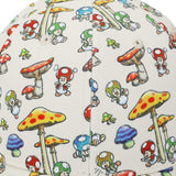 Super Mario All-Over-Print Toads Pre-Curved Bill Adjustable Hat