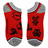 Super Mario Bros. Mario & Luigi Mixed Icons Ankle Socks - 5 Pack