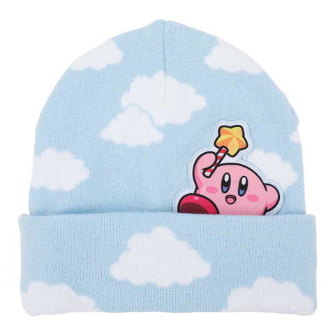 Kirby Peek-a-Boo Jacquard Cuff Beanie