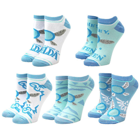 Zelda Navi Ankle Socks - 5 Pack