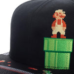 Super Mario Bros. 8-Bit Flat Bill Snapback Hat