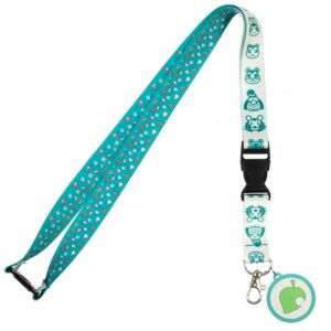 Animal Crossing Lanyard with Keychain