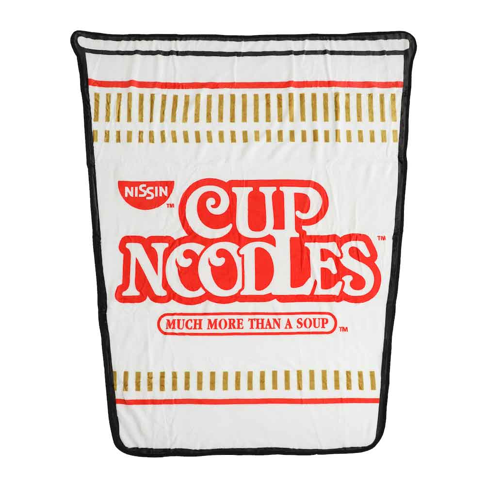 Nissin Cup Noodles Fleece Throw Blanket