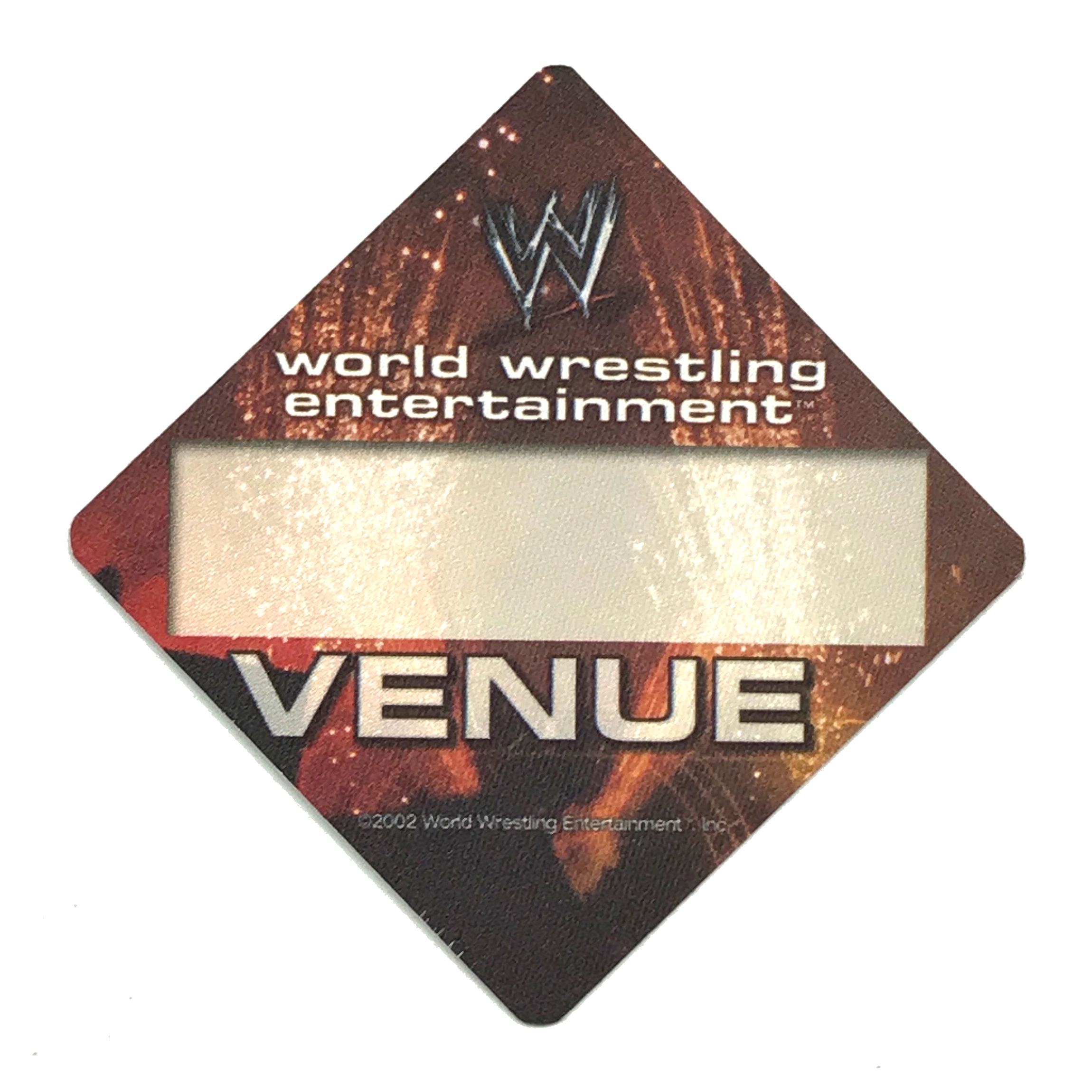 2002 WWE Cloth Venue Pass