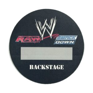 2011 WWE Raw & SmackDown! Cloth Backstage Pass
