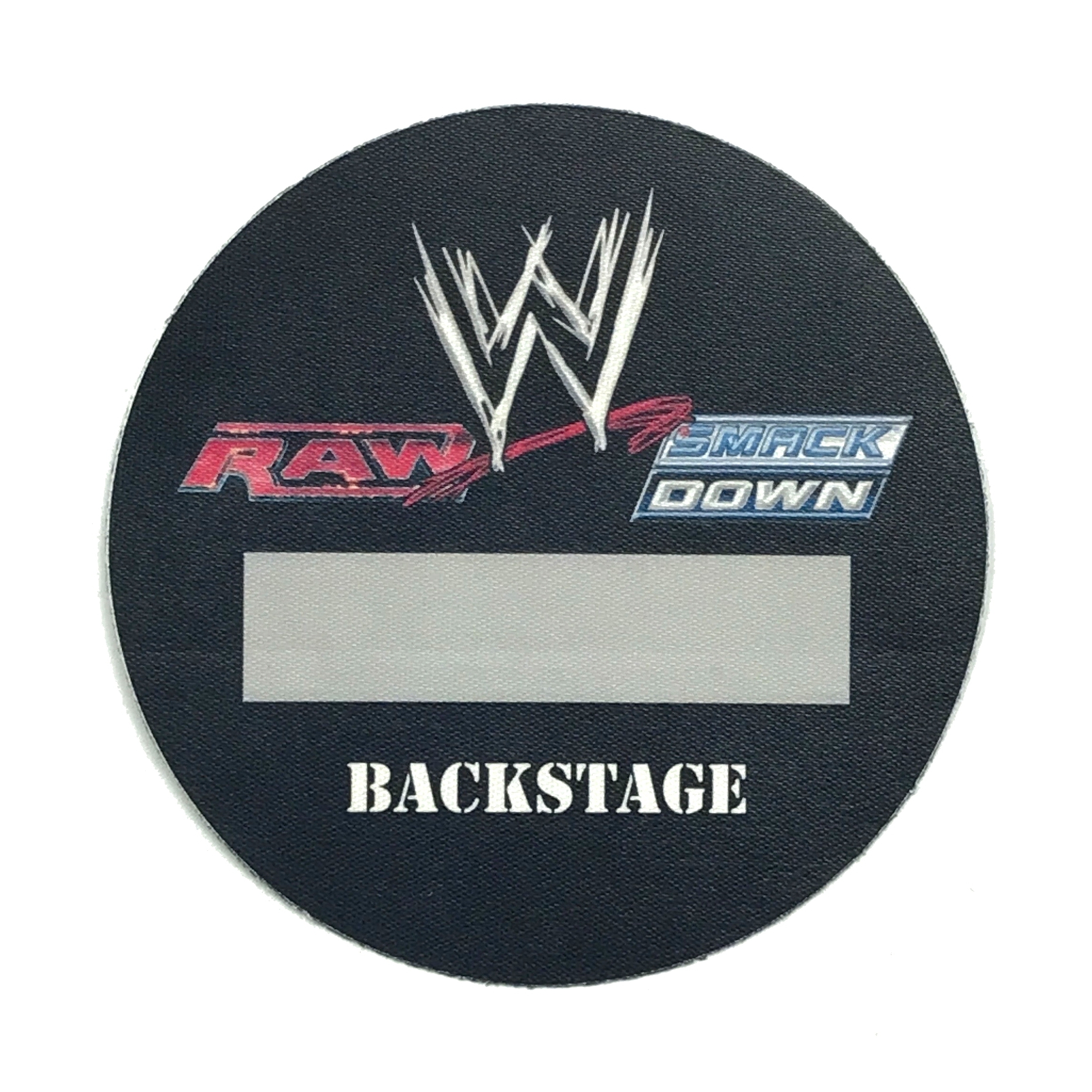 2011 WWE Raw & SmackDown! Cloth Backstage Pass
