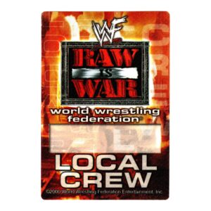2000 WWF Raw Cloth Local Crew Pass