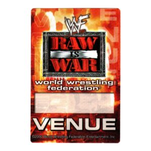 2000 WWF Raw Cloth Venue Pass