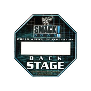 2000 WWF SmackDown! Cloth Backstage Pass