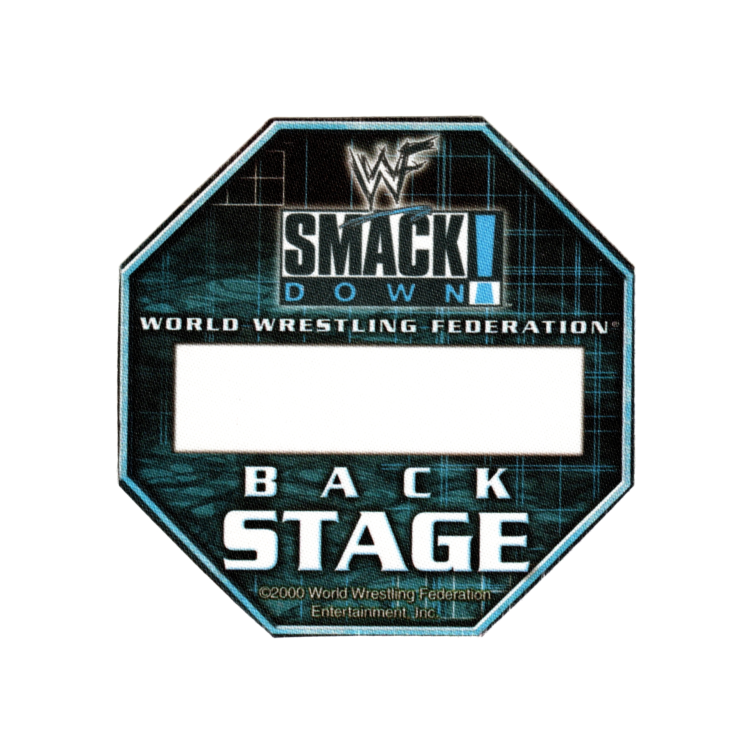 2000 WWF SmackDown! Cloth Backstage Pass