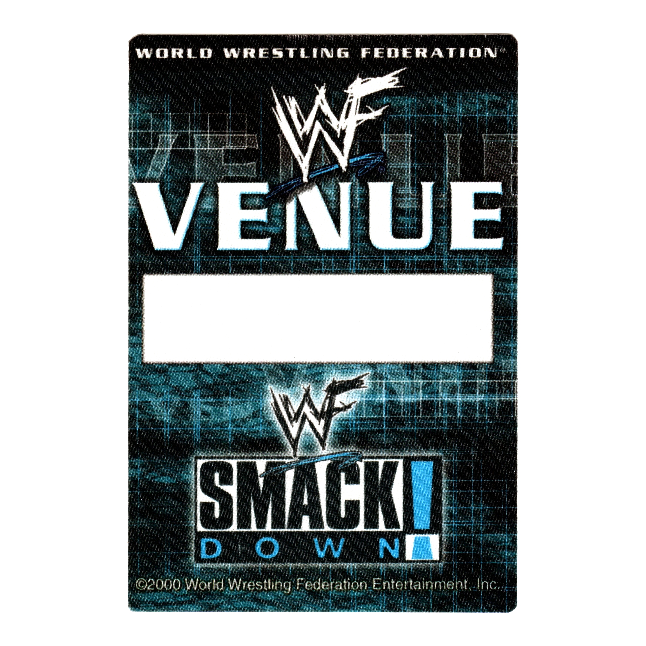 2000 WWF SmackDown! Cloth Venue Pass