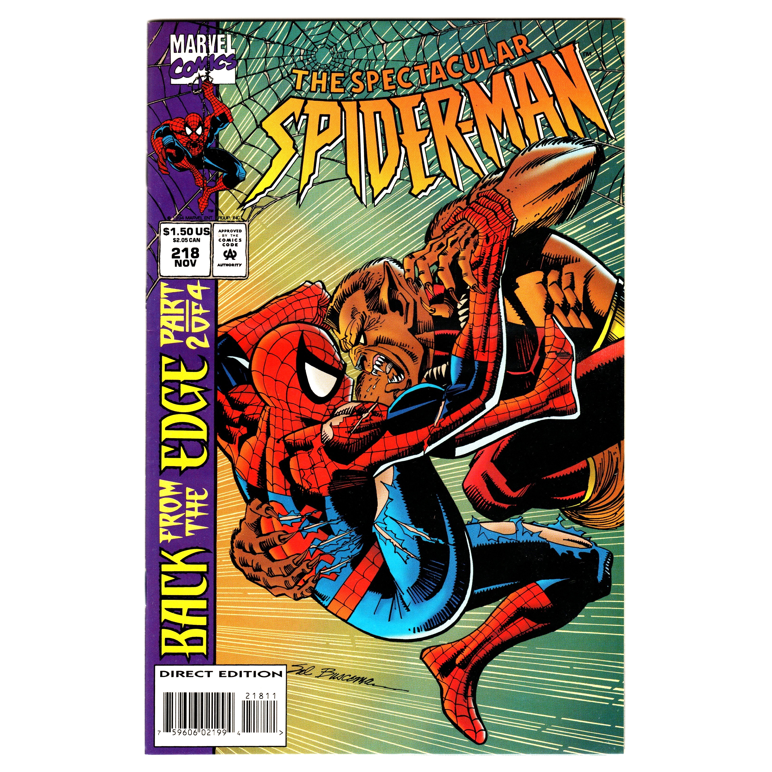 The Spectacular Spider-Man (Vol. 1) #218 Comic Book