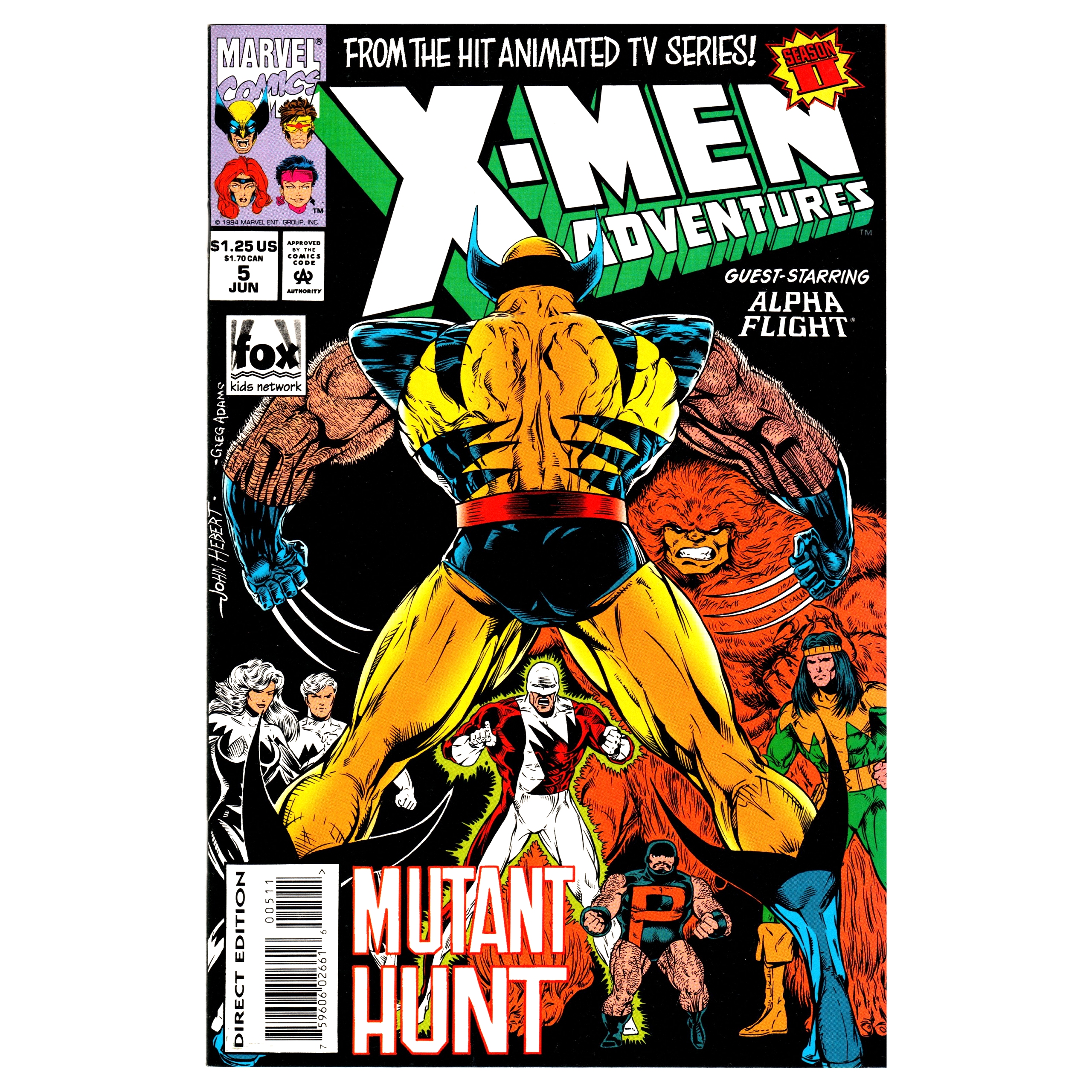 X-Men Adventures (Vol. 2) #05 Comic Book