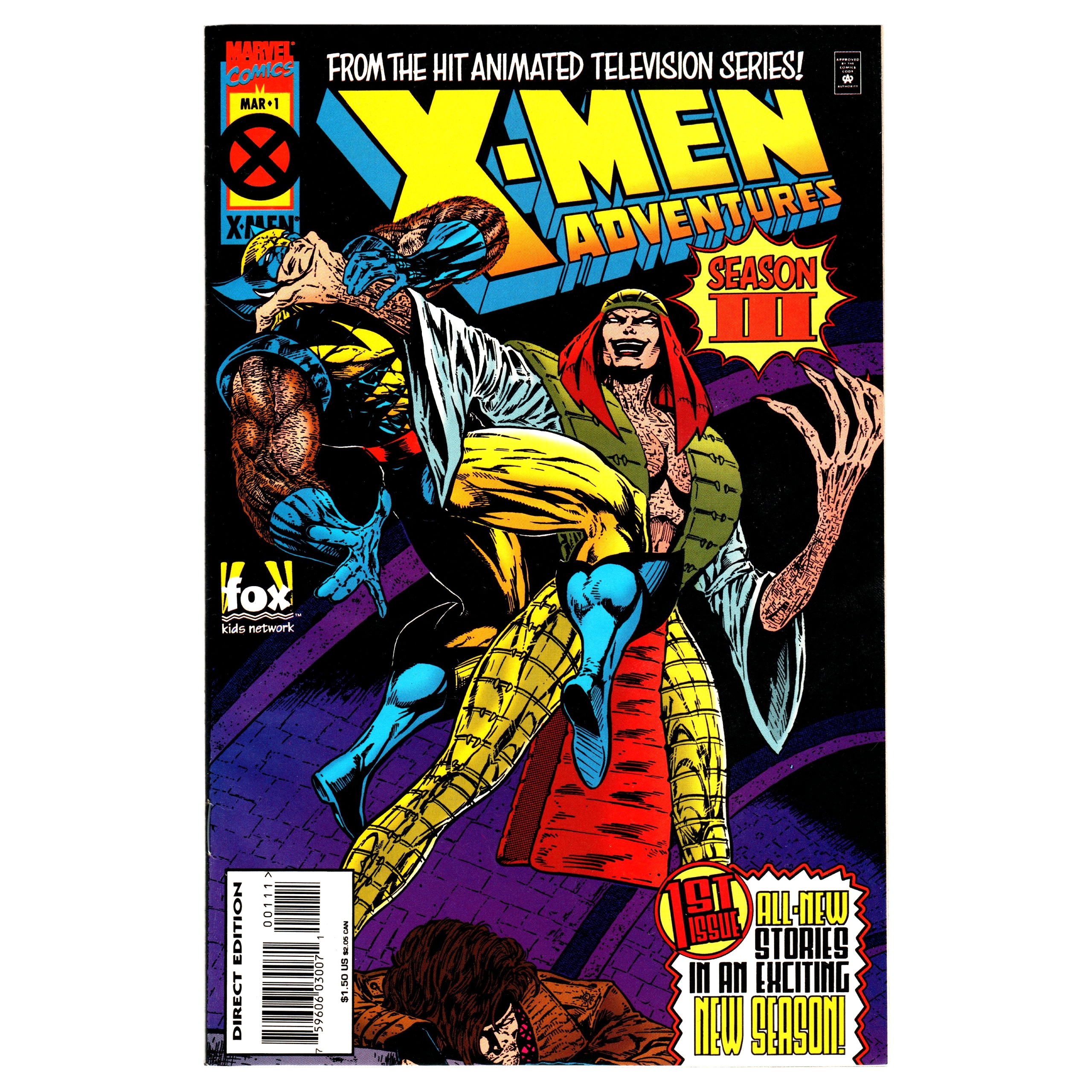 X-Men Adventures (Vol. 3) #01 Comic Book