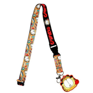 Garfield Food Lanyard with Keychain