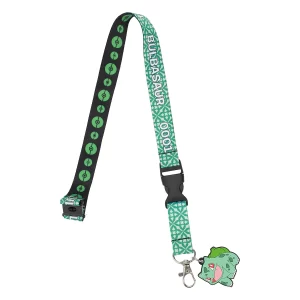 Pokémon Bulbasaur Kanto Region Lanyard with Keychain