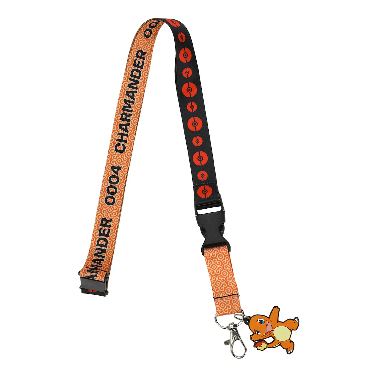 Pokémon Charmander Kanto Region Lanyard with Keychain