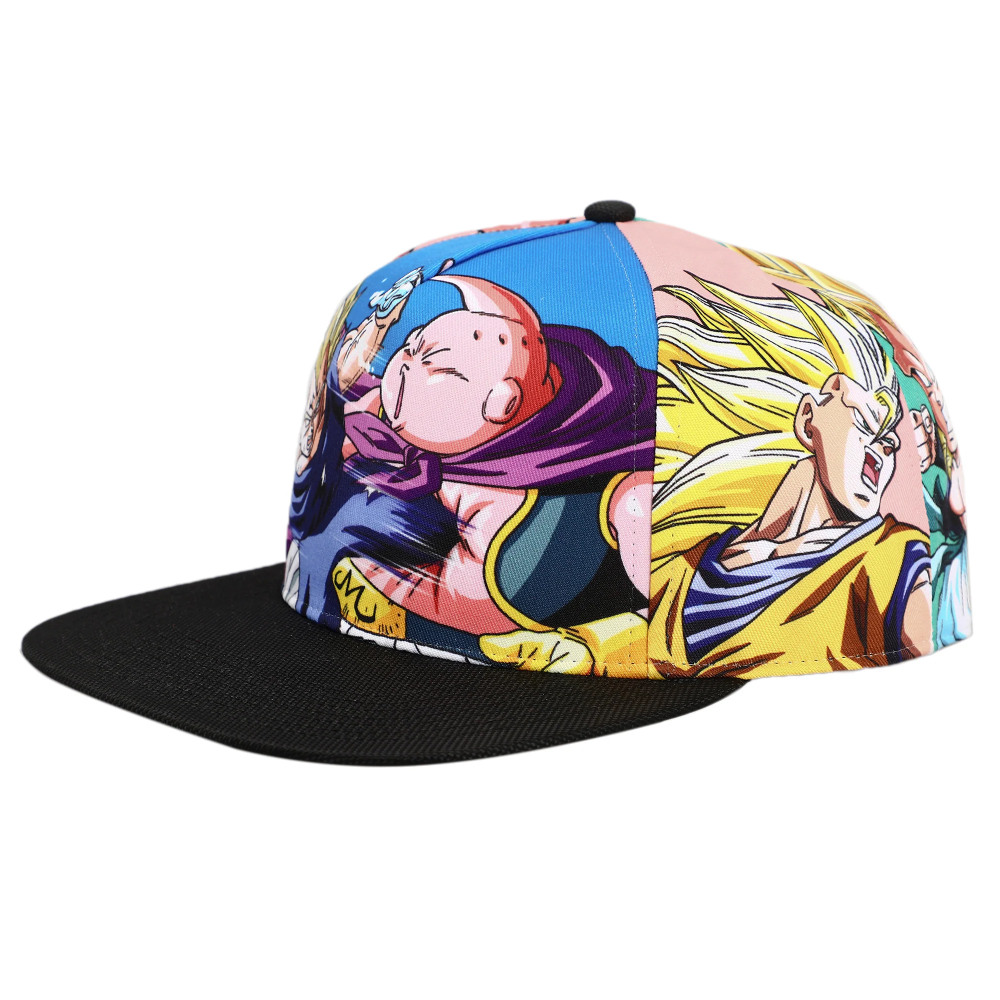 Dragon Ball Z All-Over-Print Flat Bill Snapback Hat